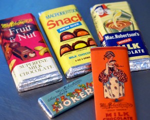 Traditional Mac Robertson chocolate bars