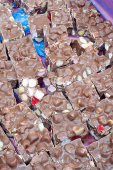 Rocky Road with milk chocolate