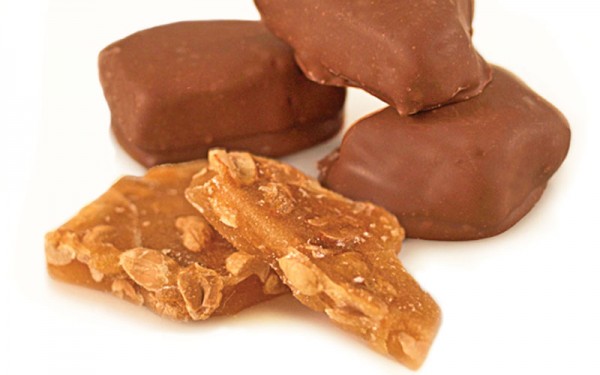 Chocolate Peanut Brittle