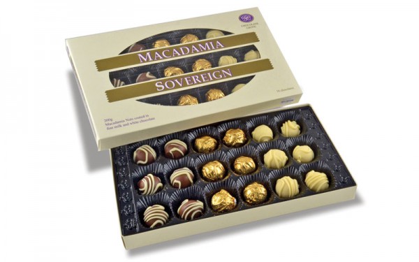 Macadamia Sovereign chocolate - 200g gift box